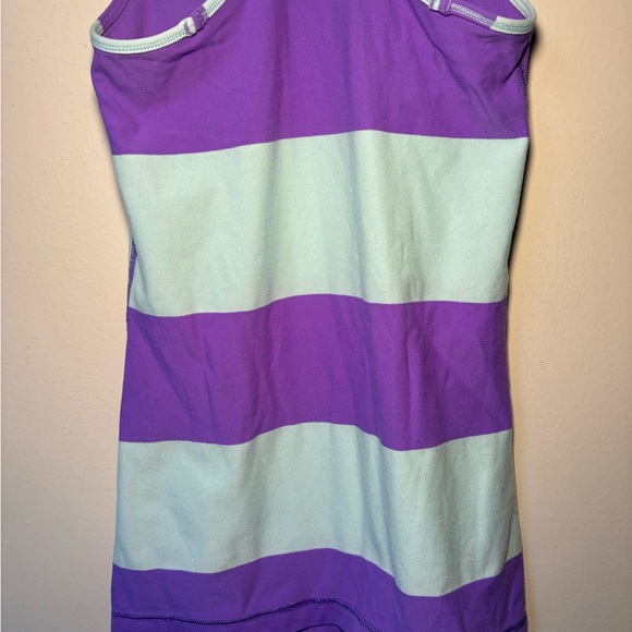 Lululemon Cool Racerback Bold Strip Power Purple Tank Sleeveless small W1256S - Picture 8 of 9